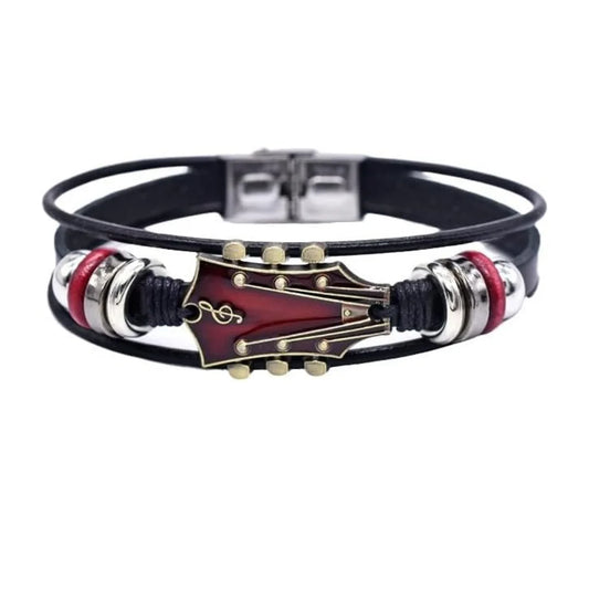 Pulsera de guitarra cuero sintético