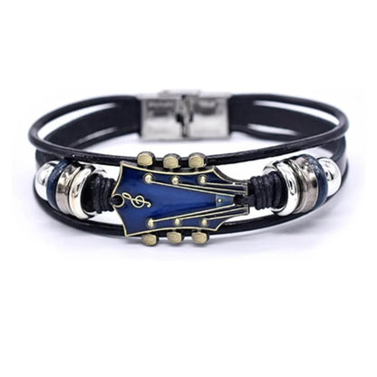 Pulsera de guitarra cuero sintético